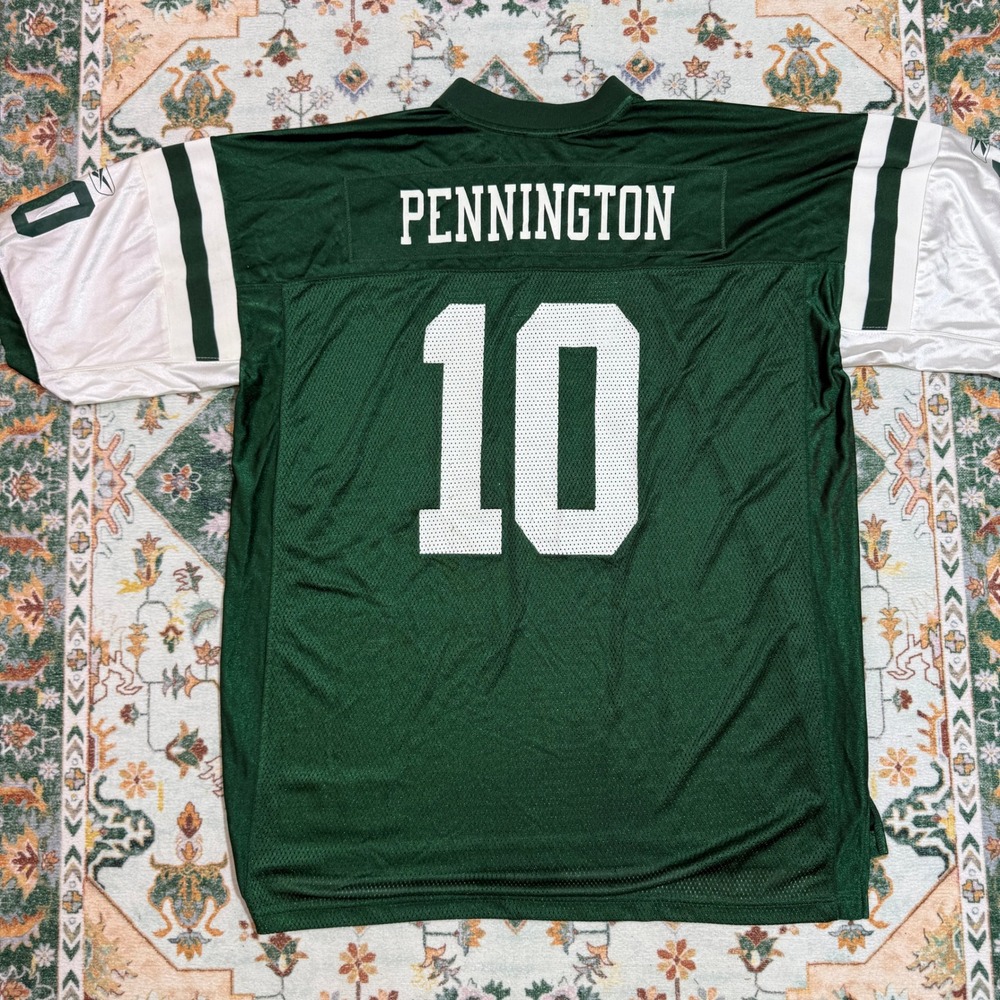 Reebok NFL‎ New York Jets Pennington 10 Jersey XXL Green White Men's Football